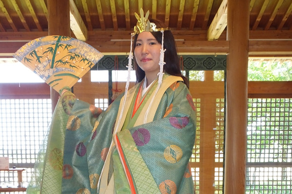いつきのみや歴史体験館　十二単　夏